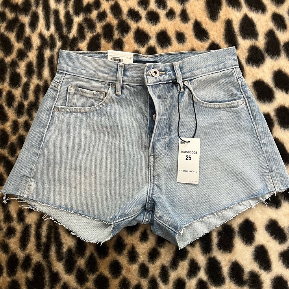 Levi’s high rise cut offs